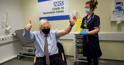Boris Johnson - Matt Hancock - NHS gave out covid jab every 27 seconds in another record-breaking day - manchestereveningnews.co.uk - Britain - state Oregon - city Manchester