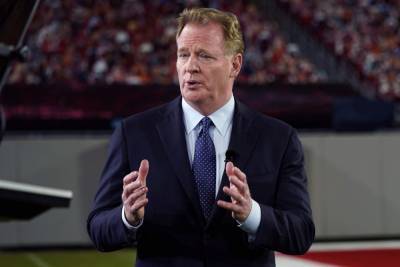 Roger Goodell - No basement blues: Goodell on hand for draft in Cleveland - clickorlando.com - city Las Vegas - county Cleveland