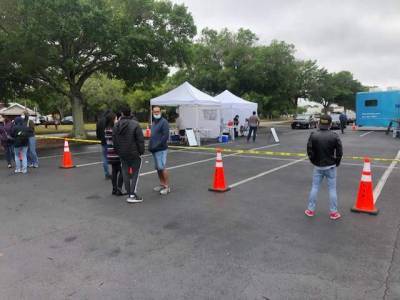 Not yet eligible residents wait at vaccine pop-up site hoping to get COVID-19 shots - clickorlando.com - state Florida - county Orange - city Daytona Beach