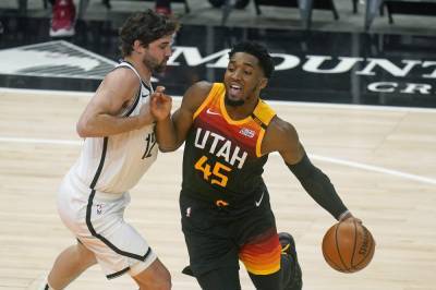 Kevin Durant - Donovan Mitchell - Bojan Bogdanovic - Mitchell scores 27, Jazz rout short-handed Nets 118-88 - clickorlando.com - city Salt Lake City - state Utah