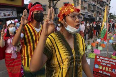 After silence strike, Myanmar protests again met with force - clickorlando.com - Burma - city Yangon