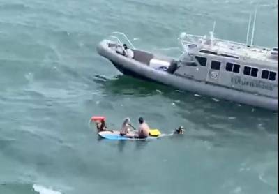 VIDEO: Teens rescued after drifting 1.5 miles off Florida’s coast - clickorlando.com - state Florida
