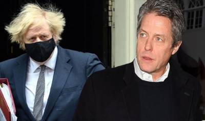 Boris Johnson - Conservative Party - Luvvie Hugh Grant accuses Tory government of using pandemic to ‘enrich’ their friends - express.co.uk