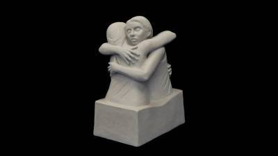 Joni Mitchell - Losing touch: Cavan sculptor handcrafts hugs - rte.ie - Ireland