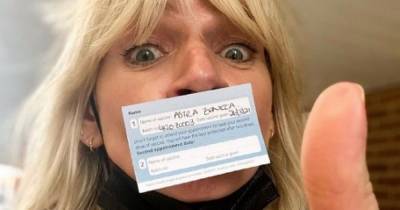 Zoe Ball - Zoe Ball, 50, says she's 'feeling grateful' after getting her Covid vaccine - mirror.co.uk - Britain