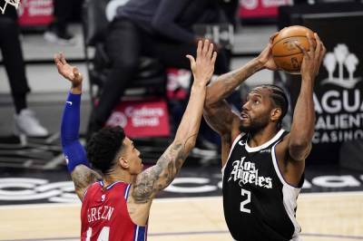 Paul George - Leonard leads Clippers past 76ers in Rivers' first game back - clickorlando.com - Los Angeles - city Los Angeles - city San Antonio