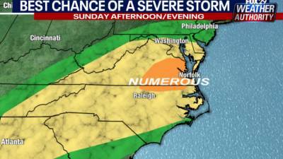 Weather Authority: Rainy Sunday with thunderstorms possible - fox29.com