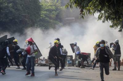 Myanmar forces use violence again against protesters - clickorlando.com - Burma - city Yangon