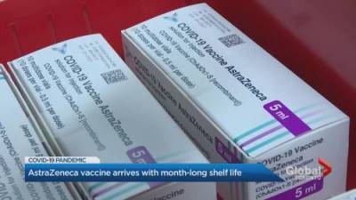 Miranda Anthistle - AstraZeneca vaccine arrives in Canada with a shelf life of less than a month - globalnews.ca - Canada