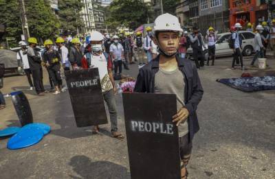 Myanmar protesters, undaunted by killings, march again - clickorlando.com - Burma - city Yangon