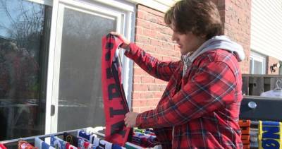 Whitby man trades Canadian maple syrup for football scarves - globalnews.ca - Singapore - Canada - county Robertson