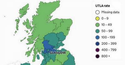 New map shows ‘epicentres’ of Covid cases in Scotland - dailyrecord.co.uk - Scotland - city Glasgow