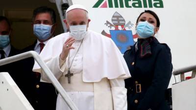 Leonardo Da-Vinci - Pope Francis lands in Iraq to rally Christians despite pandemic - fox29.com - Italy - Iraq - city Baghdad - county Christian - city Rome, Italy