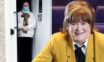 Simon Cowell - Susan Boyle - Susan Boyle says 'there's light at end of the tunnel' as she gets Covid jab in rare update - express.co.uk - Britain