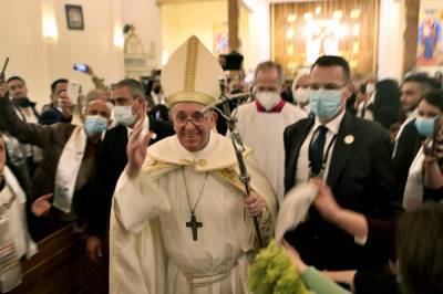 Pope visits Iraq's war-ravaged north on last day of tour - clickorlando.com - Iraq - Vatican - Isil - city Mosul