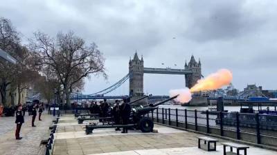 Windsor Castle - Elizabeth Ii - Philip Princephilip - Prince Philip honored with 41-gun salutes throughout the Commonwealth - fox29.com - Iran - Britain - city London - Gibraltar