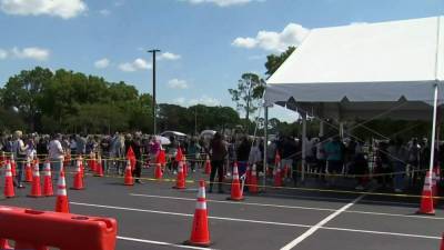 Severe weather delays Valencia College FEMA vaccination site operations - clickorlando.com - state Florida