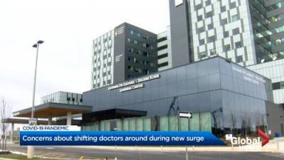 Kamil Karamali - Ontario hospitals forced to shuffle staffing as COVID-19 cases push them to capacity brink - globalnews.ca