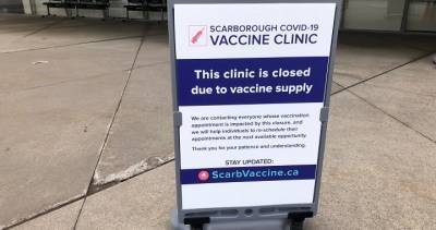Doug Ford - A million vaccines in freezers: Ontario defends ‘buffer’ as thousands of appointments cancelled - globalnews.ca - county Ontario