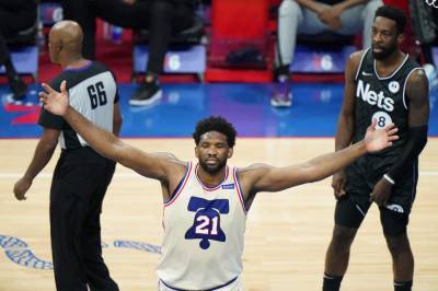 Kevin Durant - Joel Embiid - Blake Griffin - James Harden - Doc Rivers - Embiid, 76ers top undermanned Nets 123-117 for 1st in East - clickorlando.com