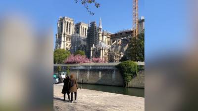 Emmanuel Macron - ‘The cathedral is saved’: Construction continues on 2-year anniversary of fire that engulfed Notre Dame - fox29.com - France