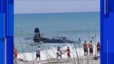 Plane that landed in ocean during Cocoa Beach Air Show on the move to Titusville for repairs - clickorlando.com - state Florida