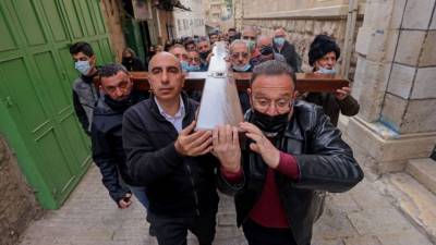 Some Holy Land sites reopen as Christians mark Good Friday - fox29.com - Philippines - France - city Jerusalem - Brazil - county Christian