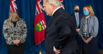 Doug Ford - Christine Elliott - Monte Macnaughton - COVID-19: Ford government hints at some sort of paid sick leave support after months of refusal - globalnews.ca - Canada - county Ontario