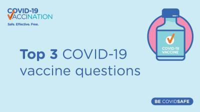 Top 3 COVID-19 vaccine questions – Antibody tests, testing positive for COVID-19 and COVIDSafe travel - health.gov.au - county Lucas