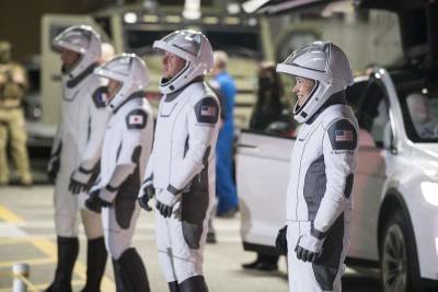 Shane Kimbrough - Megan Macarthur - Akihiko Hoshide - Thomas Pesquet - Space jams: Hear what the Crew-2 astronauts will listen to on their way to the launch pad - clickorlando.com