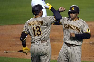 Trent Grisham - Padres hold off Dodgers 3-2 in resumption of SoCal rivalry - clickorlando.com - Los Angeles - state California - city Los Angeles - county San Diego