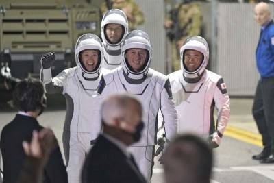 Shane Kimbrough - Megan Macarthur - Akihiko Hoshide - Thomas Pesquet - Space party: Crew-2 astronauts to dock at space station bringing resident total to 11 -- briefly - clickorlando.com - Japan