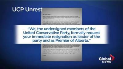Jason Kenney - Tom Vernon - Premier Jason Kenney faces growing unrest inside the UCP with letter calling for his resignation - globalnews.ca