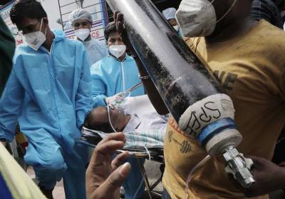 India virus patients suffocate from low oxygen amid surge - clickorlando.com - city New Delhi - Usa - India