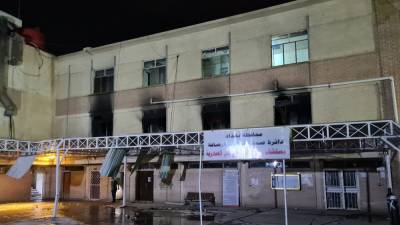 At least 23 dead in fire at Iraqi Covid hospital - rte.ie - Iraq