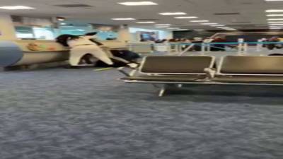 Caught on video: Fist fights break out at Florida airport - clickorlando.com - Usa - state Florida - county Miami - county Miami-Dade