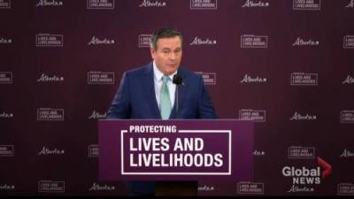 Jason Kenney - Kenney announces COVID-19 vaccinations for meat-packing workers in Alberta - globalnews.ca