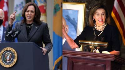 Joe Biden - Nancy Pelosi - Kamala Harris - Harris, Pelosi make history as 1st women to share stage during Biden's Congressional address - fox29.com - state California - Washington