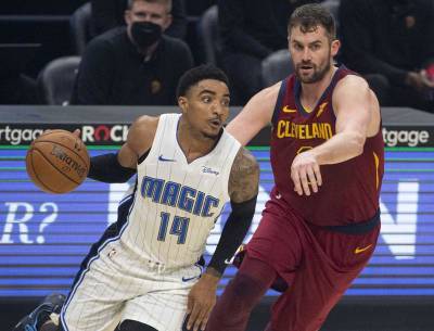 Cole Anthony - Kevin Love - Magic squander 23-point lead in fourth, beat Cavs 109-104 - clickorlando.com - state Florida - state North Carolina - city Tampa, state Florida - county Cleveland - county Cavalier