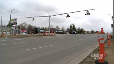 Albert Street intersection construction - globalnews.ca