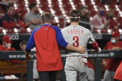 Bryce Harper - LEADING OFF: Harper healing after fastball to face - clickorlando.com - county St. Louis - county Power