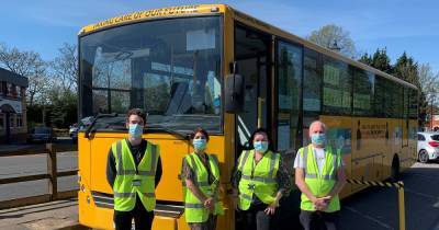 School bus turned mobile testing unit helping Stockport on journey out of Covid restrictions - manchestereveningnews.co.uk