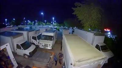 Surveillance video shows catalytic converter thieves hit Sanford auto dealer - clickorlando.com - state Florida - city Sanford, state Florida