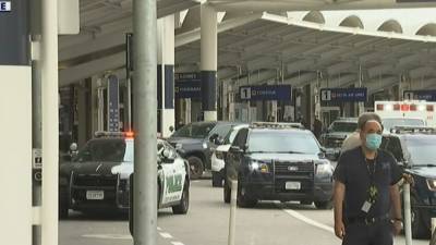 Tya Modeste - Oakland airport terminal now open after suicidal man with knife taken away in ambulance - fox29.com - county Alameda