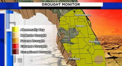 Central Florida is currently ‘abnormally dry,’ inching closer to drought conditions - clickorlando.com - state Florida - city Orlando
