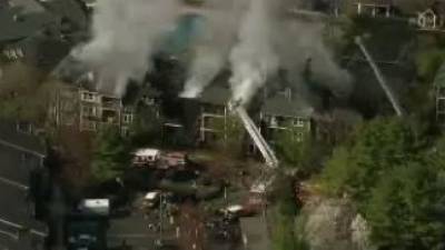 Firefighters battle apartment fire in West Windsor Township, New Jersey - fox29.com - state New Jersey - county Windsor