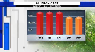 Pollen count to be high the next several days in Central Florida - clickorlando.com - state Florida
