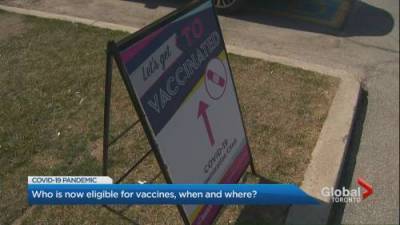 Excitement, confusion over phase 2 of Ontario’s COVID-19 vaccine rollout - globalnews.ca