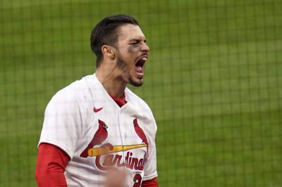 Arenado's late HR lifts Cards over Brewers in home debut - clickorlando.com - county St. Louis - state Colorado - Milwaukee - county Nolan