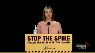 Deena Hinshaw - Hinshaw explains decision to hold remaining AstraZeneca COVID-19 vaccine back in Alberta - globalnews.ca